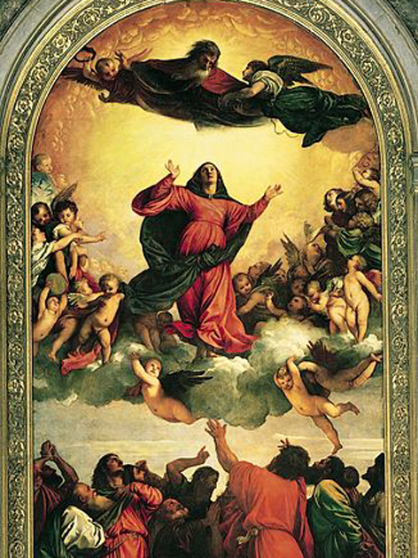 Tizian-Gemälde "Maria Himmelfahrt"
