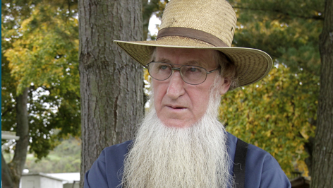 Sam Mullet Sr. ist Leiter einer Amish Gruppe in Bergholz, Ohio.
