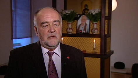 Gerhard Weißgrab, Präsident der Österreichischen Buddhistischen Religionsgesellschaft.