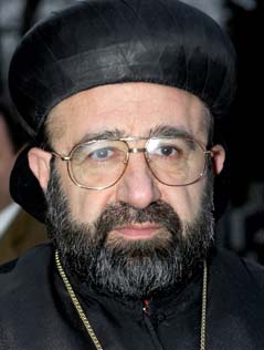 Der syrisch-orthodoxe Metropolit von Aleppo, Mar Gregorios Yohanna Ibrahim