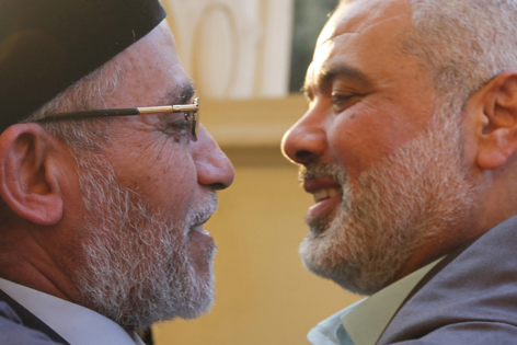 Oheraupt Muslimbrüder Badia und Hamas-Anführer  Haniyeh
