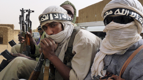 Kämpfer der islamistischen Gruppe Ansar Dine in Mali