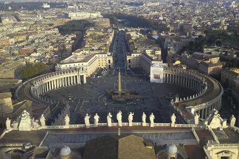 Der Vatikan von oben