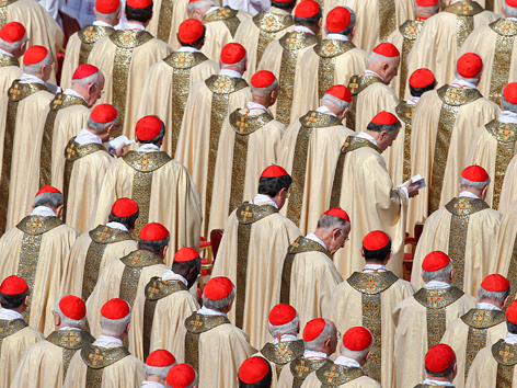 Kardinäle bei der Messe zur Amtseinführung von Papast Franziskus