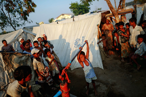 Flüchtlingscamp in Burma