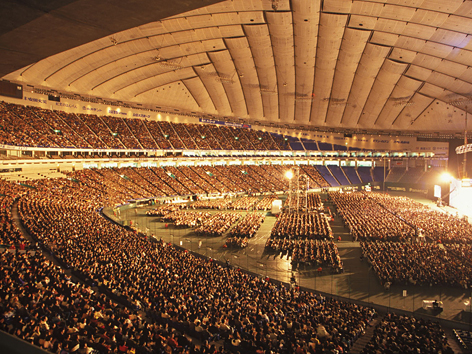Veranstaltung von Happy Science im Tokyo Dome