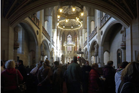 Tor der Schlosskirche zu Wittenberg, an daws Martin Luther 1517 seine 95 Thesen schlug