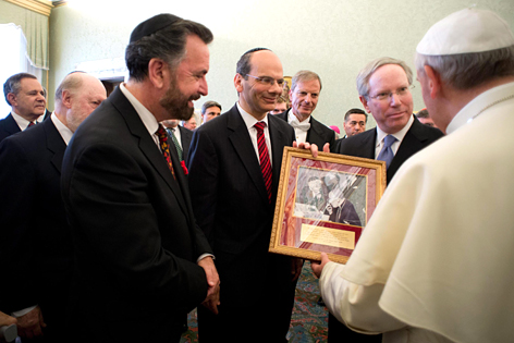 Papst Franziskus empfängt Mitglieder des International Jewish Committee on Interreligious Consultations