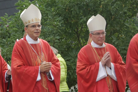 Bischof Franz-Peter Tebartz-van Elst und Kurienkardinal Giovanni Lajolo.