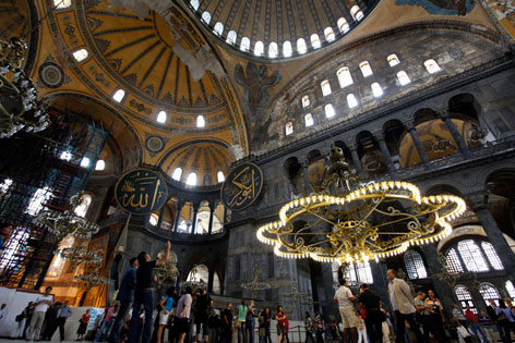 Innenansicht der Hagia Sophia