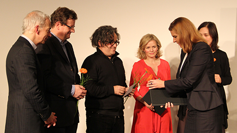 Leopold Ungar Preis für sozial engagierten Journalismus der Caritas 2013.