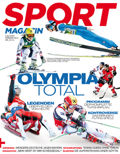 Das Cover der Februar-Ausgabe des "Sportmagazin"