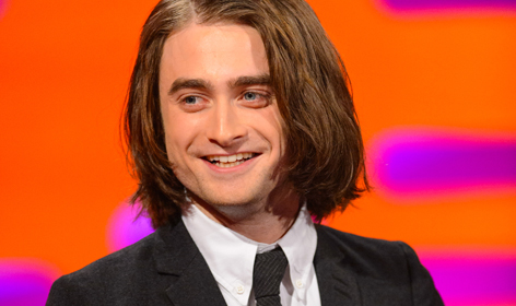Daniel Radcliffe mit langen Haaren
