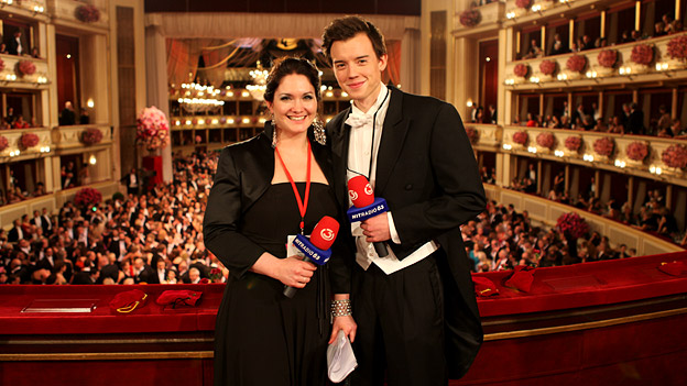 Gabi Hiller und Philipp Hansa auf dem Opernball