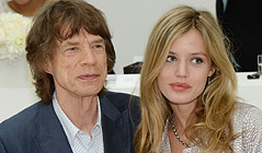 Mick Jagger mit Tochter Georgia May