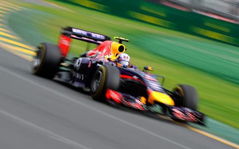 Formel 1-Fahrer Daniel Ricciardo während des GP von Australien.