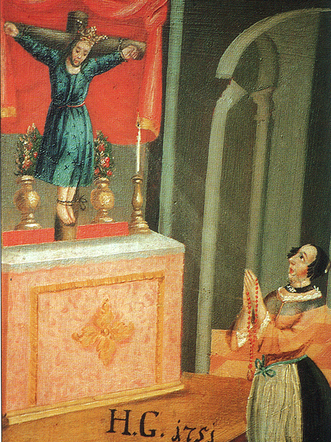 Gemälde der heiligen Kümmernis