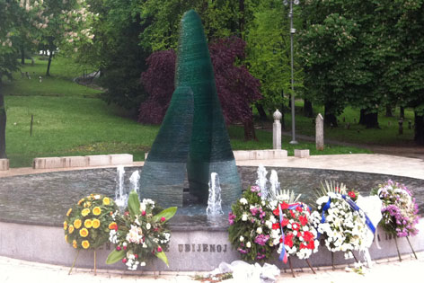 Denkmal für die ermordeten Kinder Sarajevos im Stadtpark