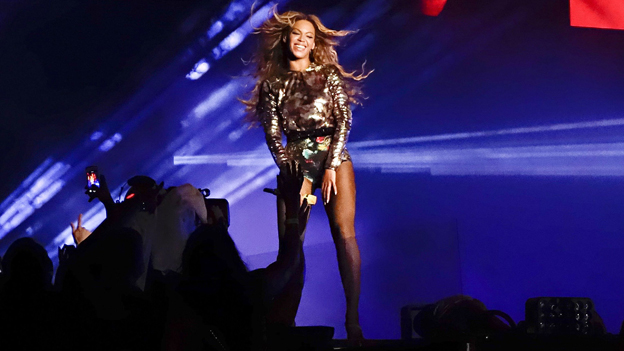 Beyonce auf der Bühne