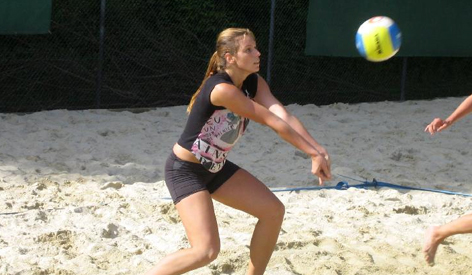Ö3-Beachvolleyball-Challenge Spielerin Birgit Kramer