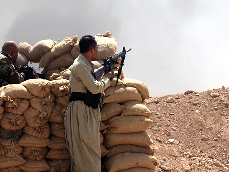 Kurdische Paschmerga-Kämpfer im Irak