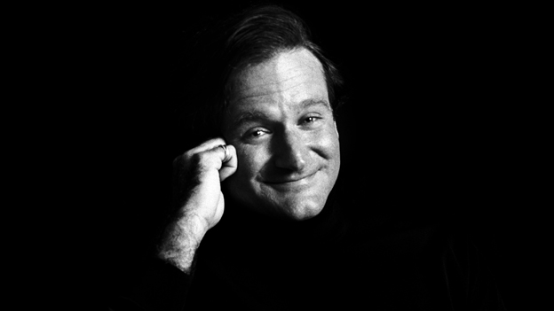 Robin Williams lacht