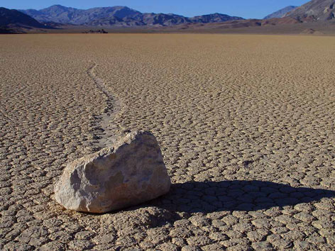 Fels im Death Valley