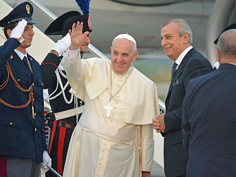 Papst Franziskus in Albanien