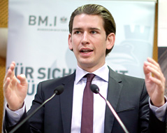 Außen- und Integrationsminister Sebastian Kurz (ÖVP)