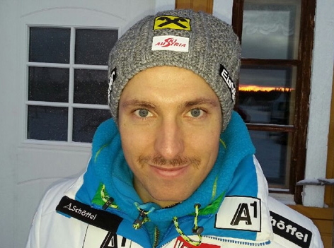 Marcel Hirscher und sein Movember-Bart