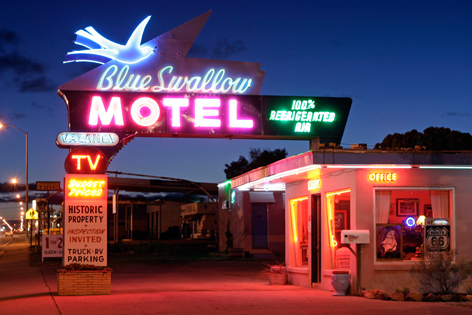 Blue Swallow Motel an der Route 66