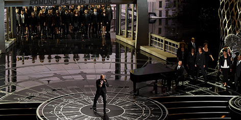 John Legend und Common auf der Oscar-Bühne