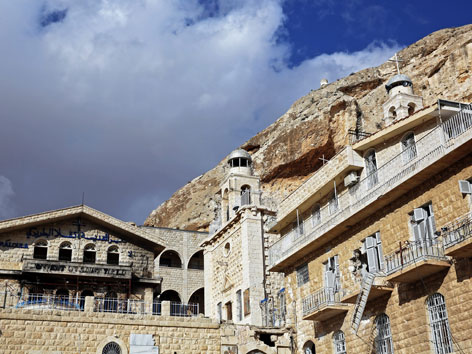 Kloster und Kirche Mar Takla in Maalaoula in Syrien