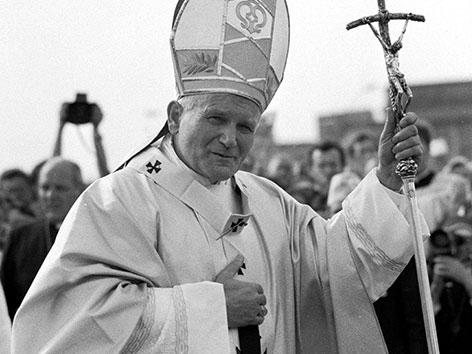 Johannes Paul II. 1979 in Warschau