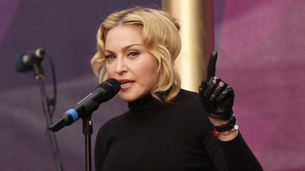 Madonna mit erhobenem Zeigefinger