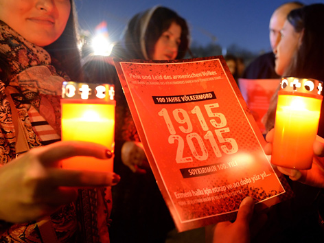 Gedenken an die Opfer der Armenien-Massaker in Berlin