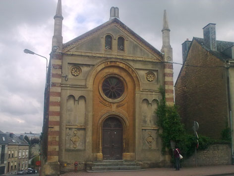 Die Synagoge von Arlon in Belgien