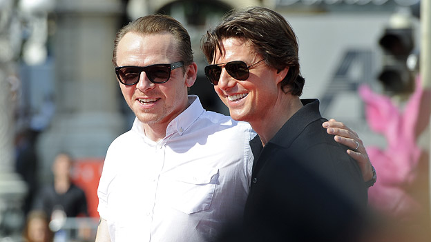 Simon Pegg und Tom Cruise