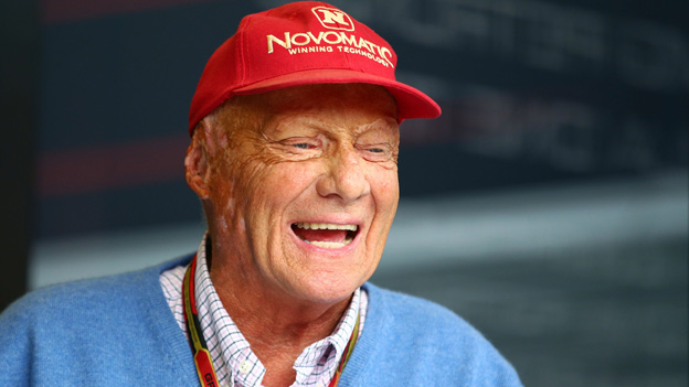 Niki Lauda lacht