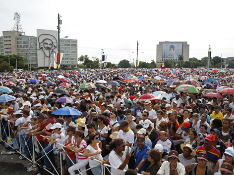 Papst Havanna 100.000 Besucher