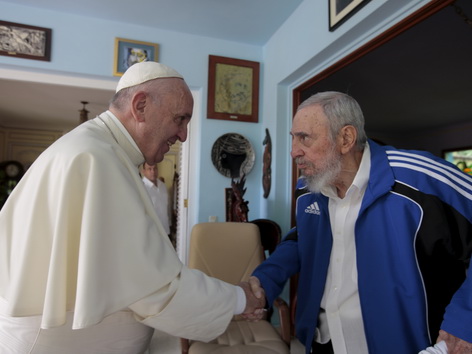 Papst trifft Fidel Castro
