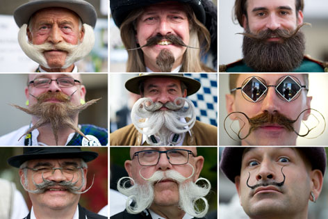 Teilnehmer an der Weltmeisterschaft der Bartträger 2015