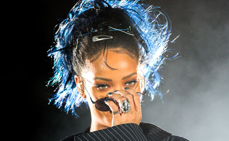 Rihanna auf der Bühne