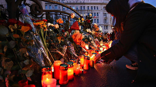 Trauerkerzen in Wien