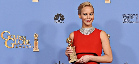Jennifer Lawrence bei den Golden Globes 2016