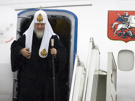 Patriarch Kyrill I Flugzeug