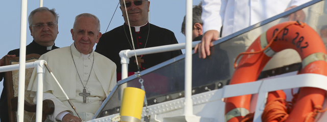 Papst in Lampedusa