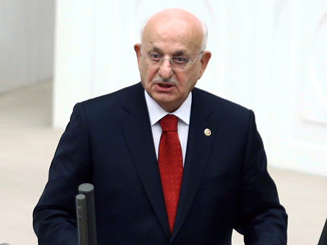 Der türkische Parlamentspräsident Ismail Kahraman