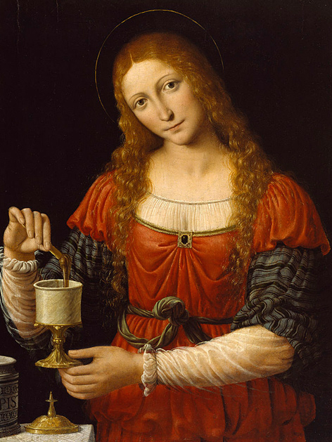 Maria Magdalena: Gemälde von Andrea Solari (etwa 1524)