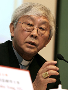Der emeritierte Bischof von Honkong, Joseph Zen